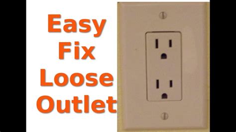 house electrical outlet box loose|electrical outlet too tight.